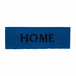 Relaxdays 10020173, Decorative doormat, Outdoor, Rectangular, Black, Blue, Pattern, Coconut