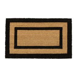 Relaxdays 10020172 Decorative doormat Indoor/outdoor Rectangular Light brown