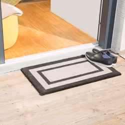 Relaxdays 10020172 Decorative doormat Indoor/outdoor Rectangular Black, Brown