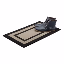 Relaxdays 10020172 Decorative doormat Indoor/outdoor Rectangular Black, Brown