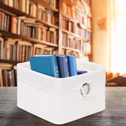 Relaxdays Bamboo Storage Basket
