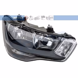 Headlights; JOHNS; Right H7/H1; for AUDI; 8X0941004