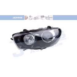 Headlights; JOHNS; Left D1S/H7 Bi-Xenon; for VOLKSWAGEN, VW; 1K8941753B, 1K8941753F
