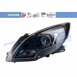 Headlights; JOHNS; Left HIR2; for OPEL; 1216710, 1216947, 13399858, 39009021