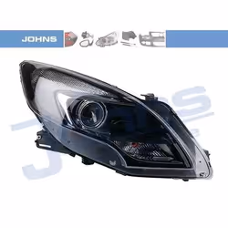 Headlights; JOHNS; Right HIR2; for OPEL; 1216711, 1216948, 13399859, 39009022