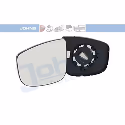 Wing Mirror Glass; JOHNS; Left; for PEUGEOT, CITROËN; 1608181280, 1616869480, 39166020, 9808748080, SU001A5462
