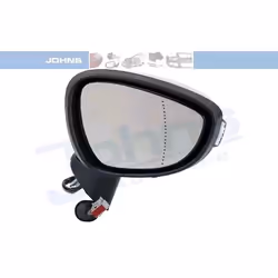 Wing mirror; JOHNS; Right for electric mirror adjustment, Aspherical, Heatable primed; for FORD; 1513158, 1514084, 1531430, 1 ...