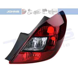 JOHNS 55 57 88-17 Rear light Right Tinted, red without bulb holder