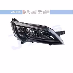 Headlights; JOHNS; Right H7/H7; for CITROËN, FIAT, PEUGEOT, OPEL; 0001375097080, 1375097080, 1612040580