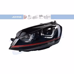 Headlights; JOHNS; Left D3S/H7; for VOLKSWAGEN, VW; 5G1941031A, 5G1941039A