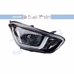 Headlights; JOHNS; Right H7/H7; for HYUNDAI; 921021J510, 921024P500