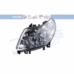 Headlights; JOHNS; Left H1/H7; for CITROËN, FIAT, PEUGEOT; 0001366102080, 0001369497080, 1366102080, 1369497080, 1606664680