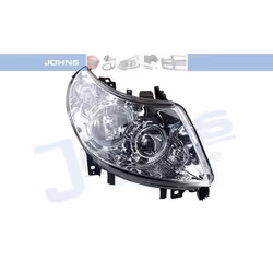 Headlights; JOHNS; Right H1/H7; for CITROËN, FIAT, PEUGEOT; 0001366101080, 0001369495080, 1366101080, 1369495080, 1606664580