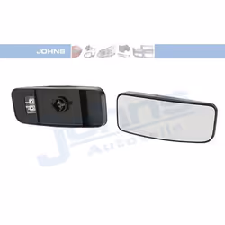Wing Mirror Glass; JOHNS; Right Lower Section; for MERCEDES-BENZ; 0028114033, 28114033, 2E1857588E, A0028114033