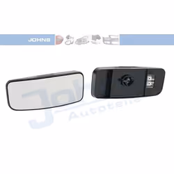 Wing Mirror Glass; JOHNS; Left Lower Section; for MERCEDES-BENZ; 0028113933, 28113933, 2E1857587E, A0028113933