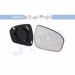 Wing Mirror Glass; JOHNS; Right; for FORD; 5220438, 5256461, DS7317K707EA