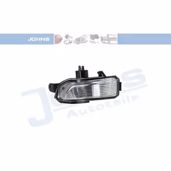Turn Signal; JOHNS; Crystal clear Left Front, Exterior Mirror without bulb holder WY5W; for SKODA; 6V0949101
