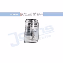 Turn Signal; JOHNS; white Right Front, Exterior Mirror without bulb holder; for FORD; 1823998, 1847389, 2043755, BK3113B382AA ...