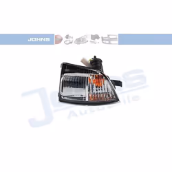 Turn Signal; JOHNS; white Right Front, Exterior Mirror with bulb holder; for FORD; 1425136, 3M5113B383AA, 4450780, 6M5Y13B381 ...