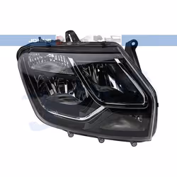 Headlights; JOHNS; Right H1/H7; for DACIA; 260100156R, 260107307R