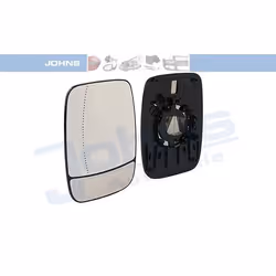 Wing Mirror Glass; JOHNS; Left; for RENAULT, OPEL, FIAT; 4422997, 6000618135, 95517328, 9636600Q1C, 963660940R