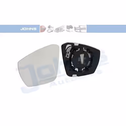 Wing Mirror Glass; JOHNS; Left; for SKODA; 5E0857521