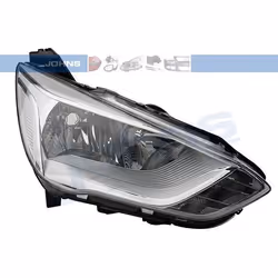 Headlights; JOHNS; Right H7/H1; for FORD; 1900174, 2011247