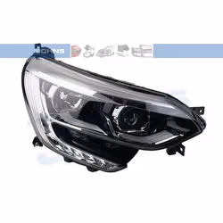 Headlights; JOHNS; Right H7/H7; for RENAULT; 260100506R