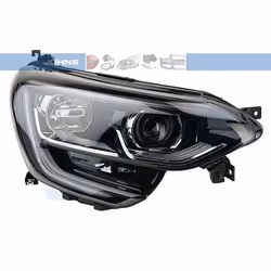 Headlights; JOHNS; Right H7/H7; for RENAULT; 260100141R, 260607159R