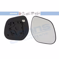 Wing Mirror Glass; JOHNS; Right; for MITSUBISHI, PEUGEOT, CITROËN; 7632A366, 8151LS, 8151LV