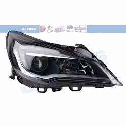 Headlights; JOHNS; Right H7/H1; for OPEL; 13488970, 39081893