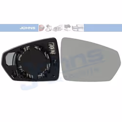 Wing Mirror Glass; JOHNS; Right; for VOLKSWAGEN, AUDI, VW; 2G0857522C