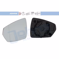 Wing Mirror Glass; JOHNS; Left; for VOLKSWAGEN, VW; 2G0857521