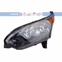 Headlights; JOHNS; Left H15 yellow; for FORD; 1912549, 1949635, FT1113W030DB