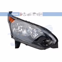 Headlights; JOHNS; Right H15 yellow; for FORD; 1912546, 1949633, FT1113W029DB