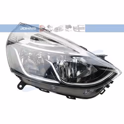 Headlights; JOHNS; Right H7/H1; for RENAULT; 260103317R