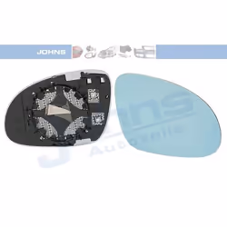 Wing Mirror Glass; JOHNS; Right; for VOLKSWAGEN, SEAT, VW, SKODA; 1K0857522, 1K0857522K, 3C0857522, 5M0857522C, 5M0857522F
