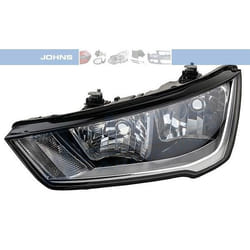 JOHNS 13 46 09-5 Headlights Left H15 AUDI: A1 Sportback, A1 Hatchback