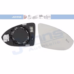 Wing Mirror Glass; JOHNS; Right; for VOLKSWAGEN, VW; 5G0857522E, 5G0857522G, 5G0857522J, 5G0857522N