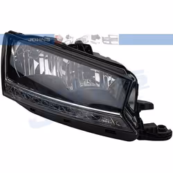 Headlights; JOHNS; Right H7/H7; for SKODA; 6V1941016D