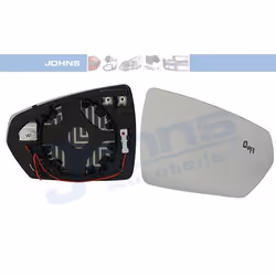 Wing Mirror Glass; JOHNS; Right; for VOLKSWAGEN, AUDI, VW; 2G0857522E