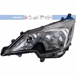 Headlights; JOHNS; Left H4; for MITSUBISHI; 8301D445, 8301D446