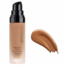 ARTDECO Perfect Teint Foundation - Warm Butter Pecan - Lightweight Liquid Formula - Medium to Full Coverage - Without Mask-Li ...
