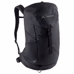 VAUDE Jura, Frameless, Top, Back padding, Hiking, Black, Unisex