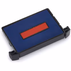 Trodat Replacement Ink Pads 6/4750/2 - Pack of 2 - Red/Blue - For The Trodat Printy 4760, 4750, 4750/L and 4755
