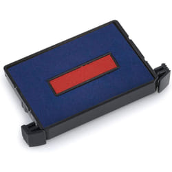 Trodat Replacement Ink Pads 6/4750/2 - Pack of 2 - Red/Blue - For The Trodat Printy 4760, 4750, 4750/L and 4755