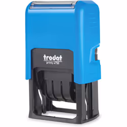 Trodat Replacement Ink Pads 6/4750/2 - Pack of 2 - Red/Blue - For The Trodat Printy 4760, 4750, 4750/L and 4755