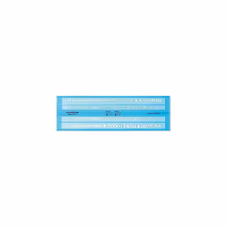 572 FL Mars Lettering Guide Transparent Blue