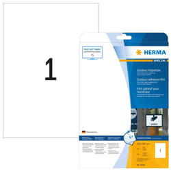 HERMA 9500 Labels A4 outdoor film 210x297 mm white extra strong adhesion film matt weatherproof 10 pcs.