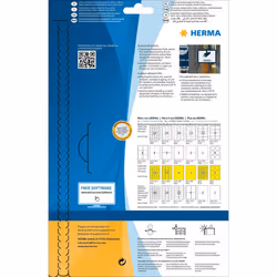 HERMA 9500 Labels A4 outdoor film 210x297 mm white extra strong adhesion film matt weatherproof 10 pcs.